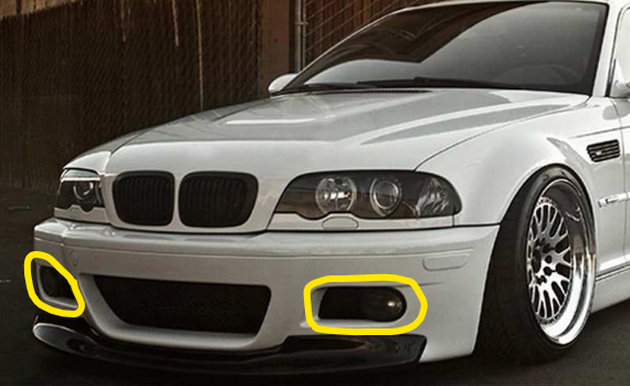 Cubierta Antiniebla BMW E46 Pack M3