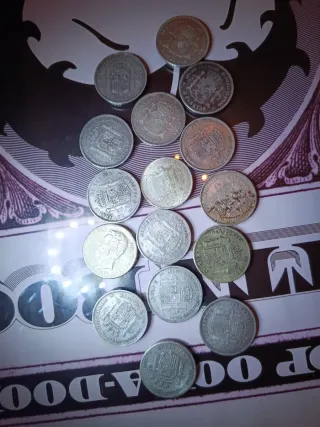 Monedas de Plata 5 Pesetas
