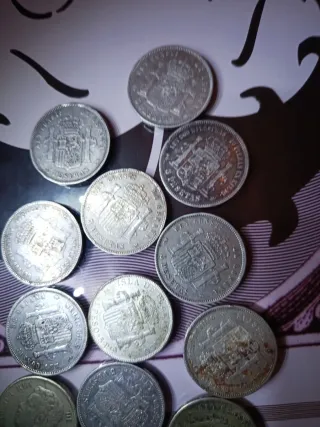 Monedas de Plata 5 Pesetas
