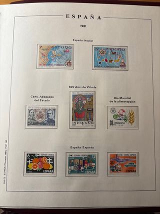 Sellos España 1981