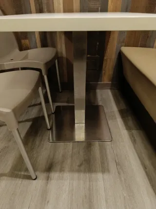 6 Sillas Fresh Polipropileno y Aluminio Beige