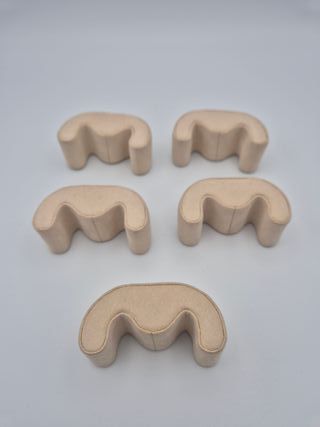 Original RLX 5x Almohadillas Beige Mostrador Reloj