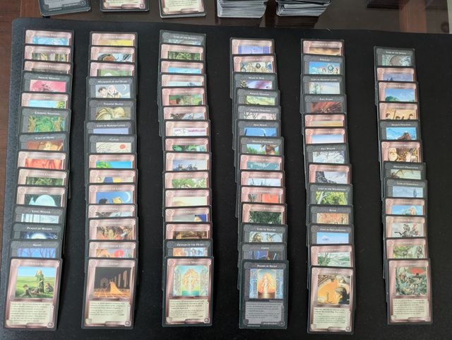 Lote 900 Cartas MECCG SATM El Señor de los Anillos