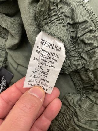 Repubblica Pants - Green Utility Style