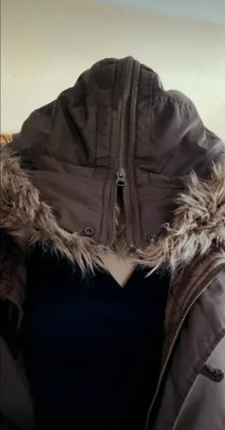 Chaqueta anorak TOPMAN marrón