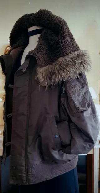 Chaqueta anorak TOPMAN marrón