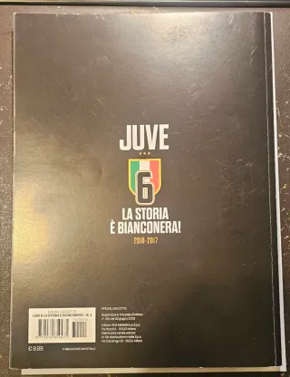 Libro "Juve 6 la storia è Biaconera 2016-2017 "