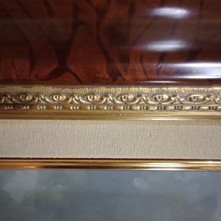 Cuadro al óleo paisaje invierno