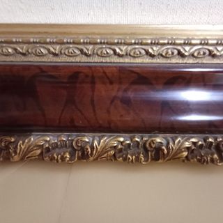 Cuadro al óleo paisaje invierno