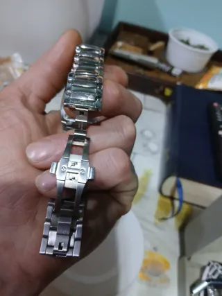 Reloj Lotus Mujer Azul y Plateado