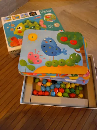 Lote Juguetes Infantiles: Encajables y Puzzles