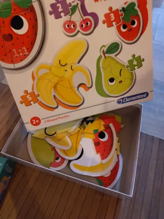 Lote Juguetes Infantiles: Encajables y Puzzles