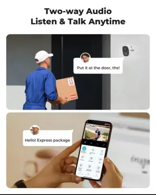 Cámara Seguridad H.VIEW Solar Exterior