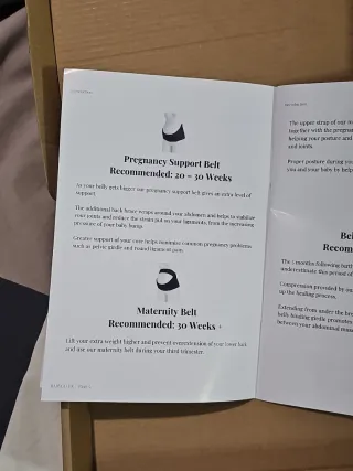 Faja Soporte Embarazo Talla L