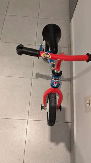 Bicicleta infantil sin pedales