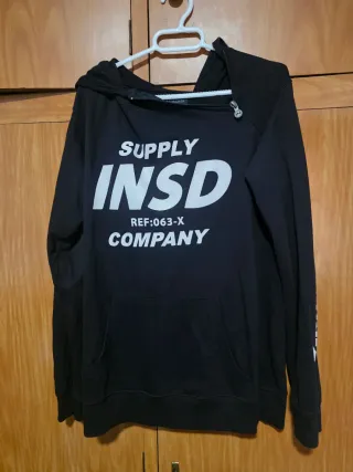 Sudadera Negra INSD Supply Company Talla XS