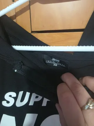 Sudadera Negra INSD Supply Company Talla XS