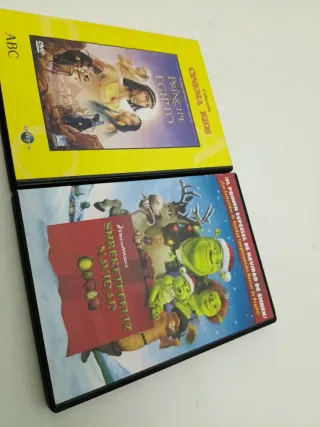 DVD Shrek y El Príncipe de Egipto
