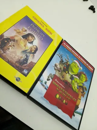 DVD Shrek y El Príncipe de Egipto