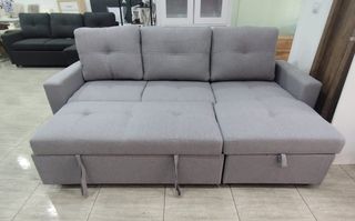 SOFA CHAISELONG CAMA REVERSIBLE + ARCON!!