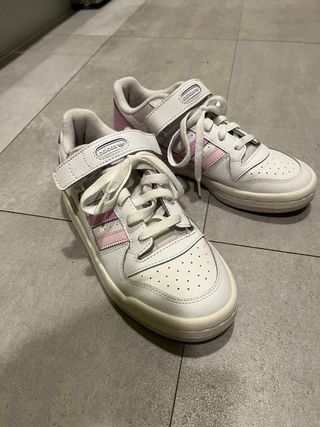 Zapatillas Adidas Forum Low Mujer Rosa Blanco