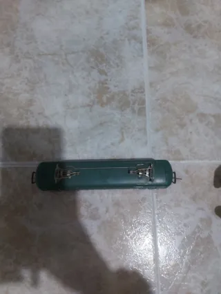 Tren eléctrico antiguo verde escala HO