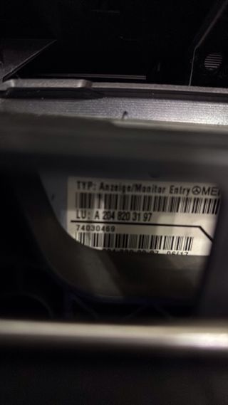 Radio CD Mercedes C200 W204 Original