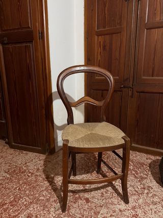 Juego 6 Sillas Madera Maciza