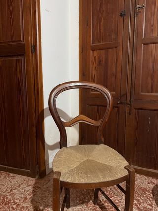 Juego 6 Sillas Madera Maciza