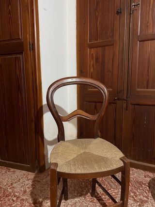 Juego 6 Sillas Madera Maciza