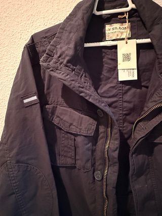 Chaqueta militar Silbon garment dye hombre
