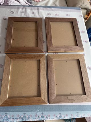 Marcos de fotos madera 20x25 (4 uds)