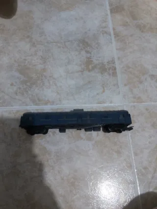 Tren antiguo azul HO