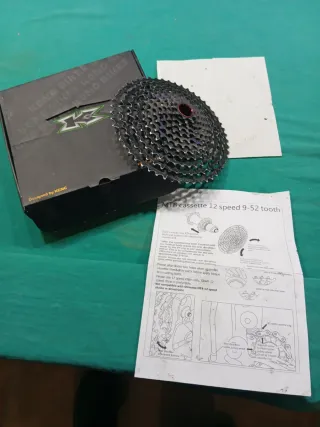 Cassette KCNC 9-52T 12 v nucleo xd gravel, mtb