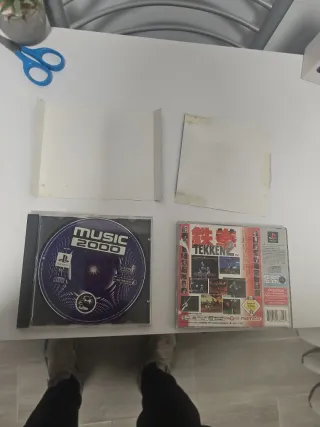Juegos PS1 Music 2000 y Tekken 2
