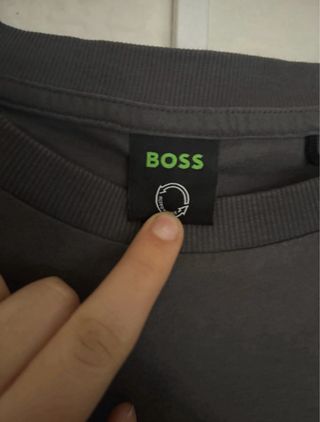 Camiseta Boss Gris Talla L