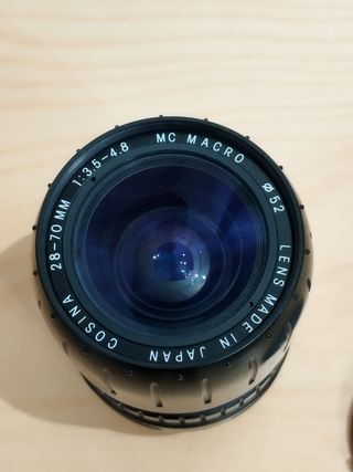 Cosina C2 + Lentes 70-210mm f/4.5 y 28-70mm f/3.5