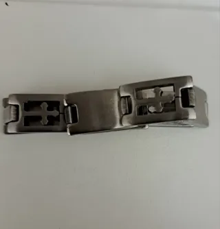 Bracciale Uomo Acciaio Argento