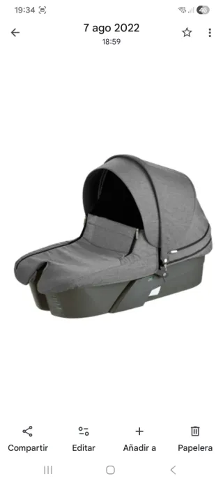 Cochecito Stokke Xplory Black melange v4
