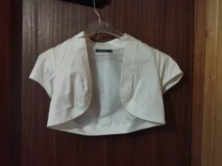 Chaqueta Torera Blanca Talla M