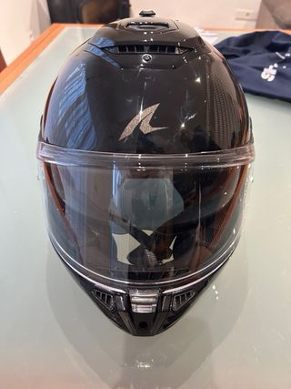 Casco Shark Negro con Pinlock 120