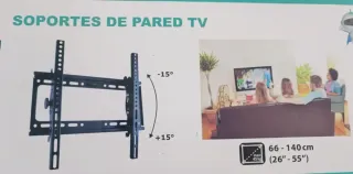 SOPORTE TV FIJO INCLINABLE 26-55" ESTREN