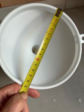 3 Embudo Plástico Azul, Verde, Blanco