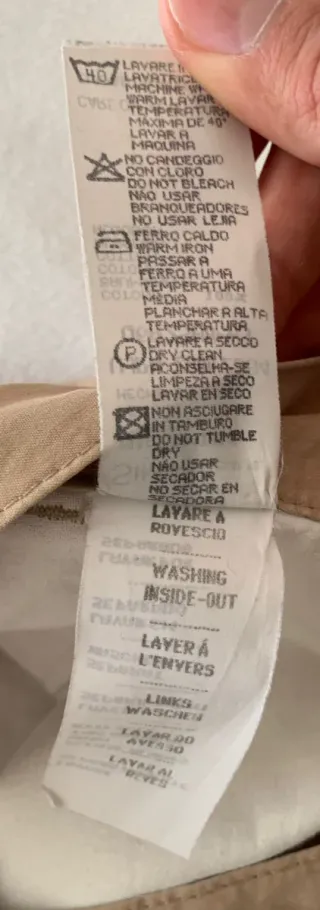 Armani Jeans Pantalón Chino Ancho Talla 36 US