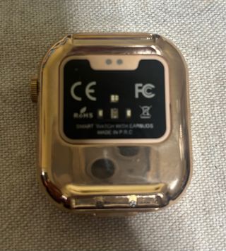 Smartwatch Oro con Cuffie Integrate