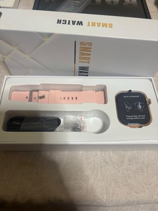 Smartwatch Oro con Cuffie Integrate