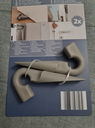 2x Topes de Puerta y Ventana Anti-pellizco