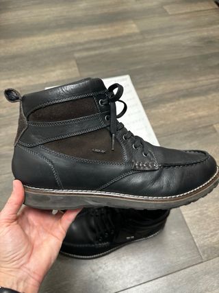 Botas Geox Piel Negra Marrón Talla 46