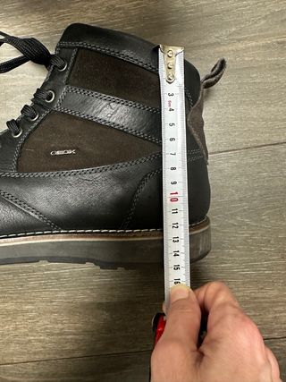 Botas Geox Piel Negra Marrón Talla 46