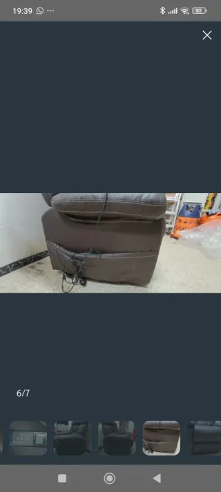 Sillón de masaje reclinable